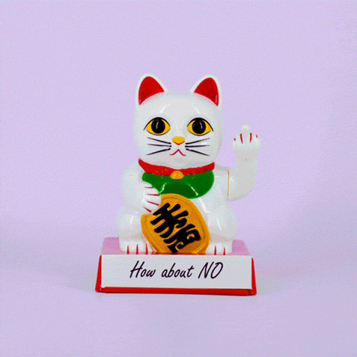 楽天市場】招き猫 動く スイング ラッキー猫 おもしろ インテリア