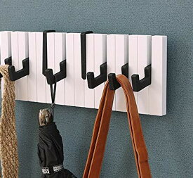 ピアノ フック 壁取り付け式 ウォールハンガー 帽子掛け コート掛け 収納フック ベランダ インテリア 雑貨