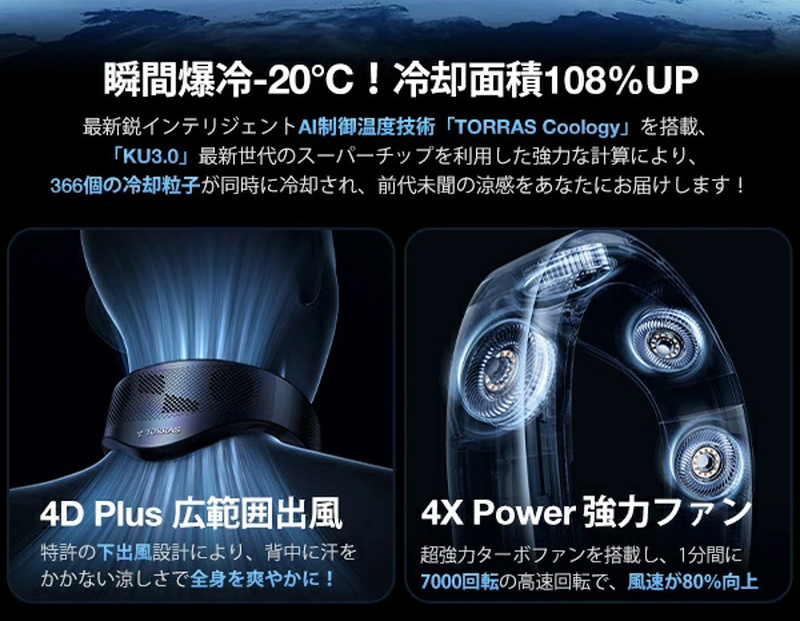 楽天市場】【COOLIFY 3・最強冷却モデル】TORRAS ネッククーラー