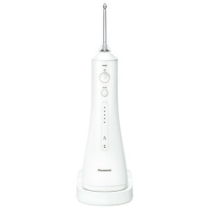 パナソニック Panasonic 口腔洗浄器 ジェットウォッシャー 超音波水流モデル EW-DJ55-W【AC100-240V 国内・海外兼用 Doltz(ドルツ) 白 EWDJ55】