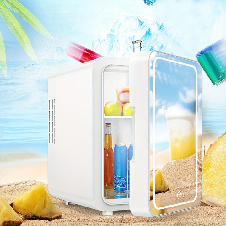 楽天市場】Mini Refrigerator、4リットル/6缶の小型冷蔵庫-ベッド  