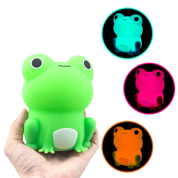 楽天市場】ナイトライト かわいい カエル型ライト デスクライト LED 