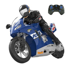 ラジコンカー ラジコンバイク 子供向け RC おもちゃ 自動バランス 6軸ジャイロ搭載 独輪走行可能 ドリフト 1/6スケール 2.4GHz ギフト