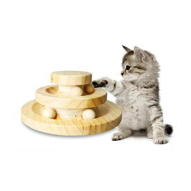 木製グルころボール 猫 おもちゃ ボール 一人遊び タワー型 ネコ ねこ 回転 木製 かわいい おしゃれ 猫用おもちゃ 回転盤 猫じゃらし タワー ぐるぐる 遊ぶ盤 玩具 ねこじゃらし 猫遊び 猫用品 ペット用品 遊べる 運動不足 ストレス解消 プレゼント ギフト 送料無料
