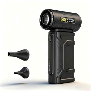 集塵機ブロワー 家庭用多機能エアダストコレクター 洗車用 ハンドヘルド集塵機 ウェット&ドライ兼用 Type-C急速充電 車用 アウトドア ポータブル ダスト除去 吹き出し ブラック