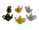 金属チャーム　壺　A 　10個入　13*16*8mm 　立体 　ポット　壷　(1491)　真鍮古美　ニッケルシルバー　ゴールド