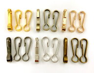 「板ナ28」 20個入 板ナスカン　全長28mm　尾内径3.5mm　幅8.5mm　厚さ3.5mm　キーホルダー金具　板 なす…
