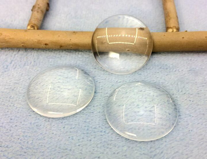 楽天市場】「G丸25A」 ガラスカボション 丸い 直径25mm A ドーム形  