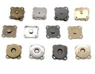 「縫18」 10組入／卸 100組入　マグネットホック　縫い付け　直径18mm　マグネットボタン　定番　裁縫材…