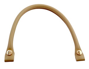 「Mo42」 バッグ 持ち手 着脱 ホック式持ち手 長さ42cm 太さ1cm 1本入 カバン 持ち手 本革風合いに 合皮持ち手 バッグ持ち手交換用 縫付不要 簡単取付 バック持ち手 鞄の取っ手