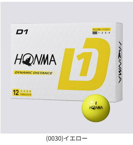 {ԃSt@St{[ HONMA D1{[ 1_[X(12)/CG[ BT2401_YE HONMA GOLF