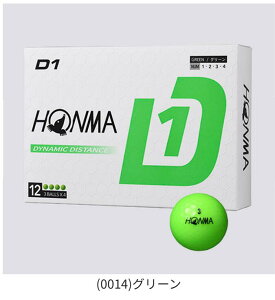 {ԃSt@St{[ HONMA D1{[ 1_[X(12)/O[ BT2401_GR HONMA GOLF