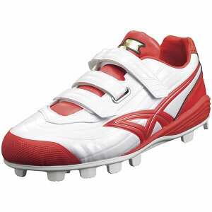 SSK エスエスケイ 野球 ポイントスパイク ブロックソール スターランナーMC ジュニア 大人 ベルトタイプ ホワイト/レッド SSF4100VCL