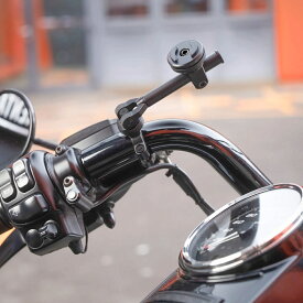 SP CONNECT（エスピーコネクト） モトマウント 3D／1 1/2インチ／1 1/2インチ クローム バイク用スマホマウント アルミ製 360°角度調整 スマートフォンホルダー
