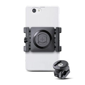 エスピーコネクト (SP Connect) スクーター用バンドル ユニバーサルフォンクランプ SPC+ バイク用スマホホルダー ミラー取付 角度調整 52500