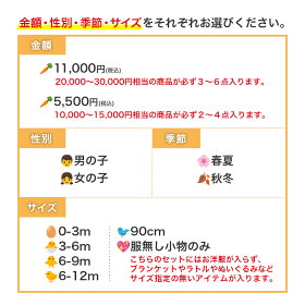 楽天市場 福袋 性別と季節とサイズが選べるベビー福袋 6 9mと6 12m福袋 ベビー 赤ちゃん 新生児 ボトムス 男の子 女の子 6m 9m 12m 子供服専門店 ブランド おしゃれ ギフト プレゼント 内祝い 贈り物 ベビー服 ジャンプスーツ アウター 靴下 ニット帽 返品 交換