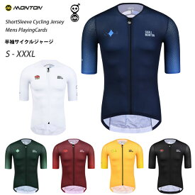 Monton［モントン］男性用半袖サイクルジャージ［自転車用/メンズ］PlayingCards ショートスリーブ 【店頭受取対応商品】