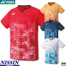 ヨネックス バドミントン ゲームシャツ(フィットスタイル) 10505 メンズ 男性用 ゲームウェア ユニフォーム テニス ソフトテニス 日本バドミントン協会審査合格品