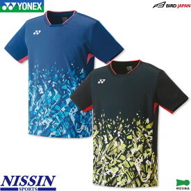 ヨネックス バドミントン ゲームシャツ(フィットスタイル) 10519 メンズ 男性用 ゲームウェア ユニフォーム テニス ソフトテニス 日本バドミントン協会審査合格品