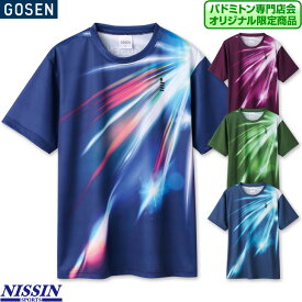 ゴーセン バドミントン バドミントン専門店会オリジナルTシャツ PST252 ユニ 男女兼用 バドミントンTシャツ バドミントン専門店会限定モデル