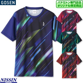 ゴーセン バドミントン バドミントン専門店会オリジナルTシャツ PST253 ユニ 男女兼用 バドミントンTシャツ バドミントン専門店会限定モデル