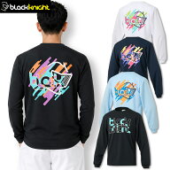 最短発送 ブラックナイト バドミントン BK ドライロングTシャツ T-6201U ユニ 男女兼用 ロングスリーブT…
