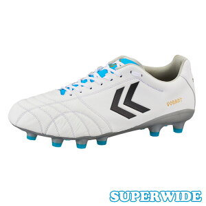 �q�������� ���H���[�g3 PRO SUPER WIDE hummel �y�T�b�J�[�E�t�b�g�T���z �V���[�Y hummel �T�b�J�[�X�p�C�N �X�[�p�[���C�h ��l �����Y �l�H�� �V�R�� �z���C�g×�T�b�N�X (HAS1244SW-1075)