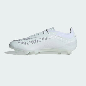 サッカー アディダス プレデター ELITE ロー FG adidas サッカースパイク PREDATOR ELITE LOW FG フットウェアホワイト×シルバーメタリック×フットウェアホワイト (IE1803)