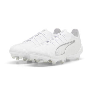�v�[�} ULTRA 5 ULTIMATE FG PUMA �V���[�Y �E���g�� 5 �A���e�B���b�g �T�b�J�[�X�p�C�N �V�R�� ��l �����Y White-PUMA Silver (107683-04)