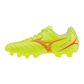 ミズノ モナルシーダ NEO 3 SELECT Jr mizuno 【サッカー・フットサル】 シューズ サッカースパイク 天然芝 人工芝 土 ジュニア キッズ 子供 セーフティーイエロー×フェアリーコーラル (P1GB242545)