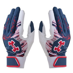 野球 アンダーアーマー バッティンググローブ アンダーアーマー バッティング手袋 両手 (6001310-410)