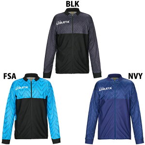 アスレタ グラフィックトレーニングトップ ATHLETA サッカー フットサル ジャージ ジャケット トレーニングウェア 長袖 大人 (02431)