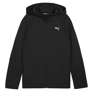 プーマ EVOSTRIPE FZ HD DK B PUMA ジャケット アウター パーカー フード フーディー 吸水 速乾 ドライ スポーツ キッズ ジュニア 子供 (691131-01)