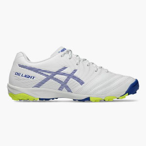 �A�V�b�N�X DS LIGHT JR GS TF asics �T�b�J�[ �t�b�g�T�� �g���[�j���O�V���[�Y �g���V���[ �l�H�� �^�[�t�R�[�g �W���j�A Jr �L�b�Y �q�� White/Asics Blue (1104A053-101)