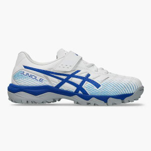 �A�V�b�N�X JUNIOLE 7 TF asics �T�b�J�[ �t�b�g�T�� �g���[�j���O�V���[�Y �g���V���[ �l�H�� �^�[�t�R�[�g �W���j�A Jr �L�b�Y �q�� White/Asics Blue (1104A056-100)