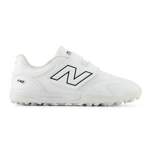 �j���[�o�����X 442 Team V TF Jnr V3 NewBalance �T�b�J�[ �t�b�g�T�� �g���[�j���O�V���[�Y �g���V���[ �^�[�t�R�[�g �W���j�A Jr �L�b�Y �q�� WHITE (Y43VT4RKW)