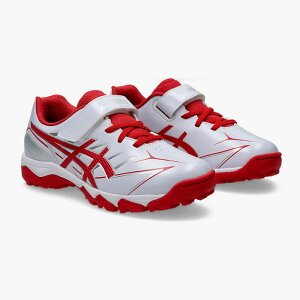 �싅 �A�V�b�N�X �W���j�A�g���[�j���O�V���[�Y STAR SHINE TR 3 asics �싅�V���[�Y �g���V���[ ���K ���N�싅 ���ǂ� ���w�� WHITE/RED (1124A010-101)