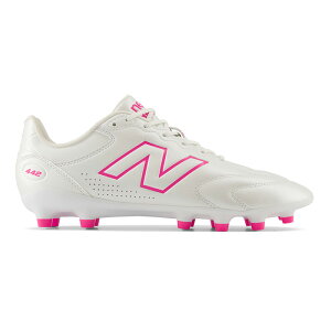 �j���[�o�����X 442 Team HG/AG V3 NewBalance �T�b�J�[�X�p�C�N �V���[�Y �y �l�H�� ��l ���C�h WHITE/PINK (U43H60L2E)
