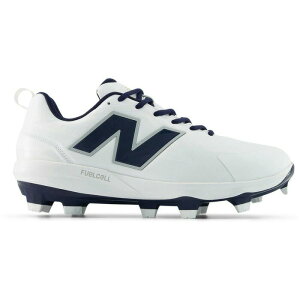 �싅 �j���[�o�����X �|�C���g�X�p�C�N FuelCell 1000 PU Molded V1 NewBalance �싅�X�p�C�N �|�C���g ��l �����Y �x���g�^�C�v WHITE/NAVY (M10006SP2E)
