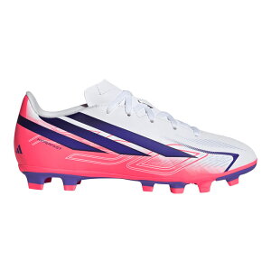 �A�f�B�_�X F50 HYPERFAST CLUB FxG J adidas �T�b�J�[�X�p�C�N �V���[�Y �y �l�H�� �V�R�� �W���j�A Jr �L�b�Y �q�� Cloud White / Solar Purple / Solar Turbo (KK1308)