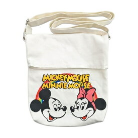 [公式] Disney ディズニー サコッシュ ミッキーマウス ミニーマウス ホワイト APDS3754 スモール・プラネット ミニーの日 minnie 3月2日