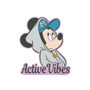 12��17���ȍ~�������� [����] Disney �f�B�Y�j�[ �~�b�L�[�}�E�X Active Vibes �L�����N�^�[�X�e�b�J�[ �V�[�� DS3557 �X���[���E�v���l�b�g Mickey �~�b�L�[