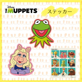 [公式] Disney ディズニー マペッツ カーミット ピギー 自己紹介 キャラクターステッカー シール DS2108_DS2110 スモール・プラネット