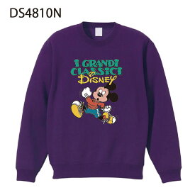 [公式] Disney ディズニー NOSTALGICA ノスタルジカ ミッキーマウス ラン スウェット PU DS4810N スモール・プラネット 可愛い おしゃれ 人気 紫