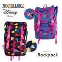 [公式] Disney ディズニー NOSTALGICA ミッキーマウス ミニーマウス ブラック パープル バックパック DS6042N_DS6043N ノスタルジカ Backpack ハート リュックサック 通勤 通学 部活 高校 中学