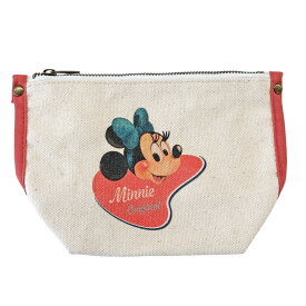 【ディズニーファン掲載商品】【ポイント10倍★1/9-1/16お買い物マラソン】[公式] Disney ディズニー American Paradise アメリカンパラダイス ミニーマウス バッジ ミニポーチ DS5810A 50s 60s ヴィンテージ感 アメリカ アメリカンレトロ ミッキー ミニー