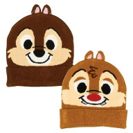 [公式] Disney ディズニー キッズ チップ&デール フェイス ニットキャップ AWDS5952_AWDS5953 スモール・…