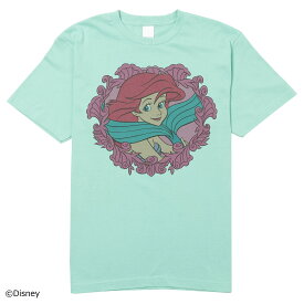 [公式] Disney ディズニー NOSTALGICA 100シリーズ アリエル リトル・マーメイド Tシャツ Lサイズ エメラルドグリーン DS4087N スモール・プラネット