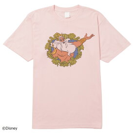 [公式] Disney ディズニー NOSTALGICA 100シリーズ トリトン リトル・マーメイド アリエル Tシャツ Lサイズ DS4088N ピンク パステルカラー スモール・プラネット