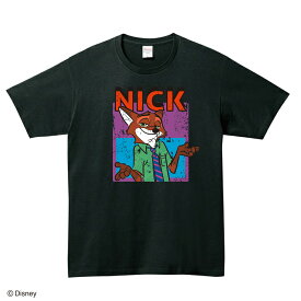 8月中旬頃から発送開始★[公式] Disney ディズニー NOSTALGICA 100シリーズ ニック ズートピア Tシャツ Lサイズ DS4133N スモール・プラネット